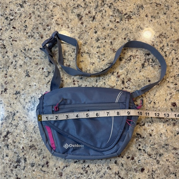 Outdoor Products Gray and Pink Crossbody Bag - Picture 2 of 5